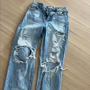Pacsun shredded jeans size 24 -